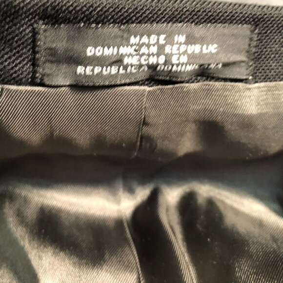 Stafford Men's Blazer Jacket 50R Black Sport Coat Double Button Classic Formal - Picture 12 of 16